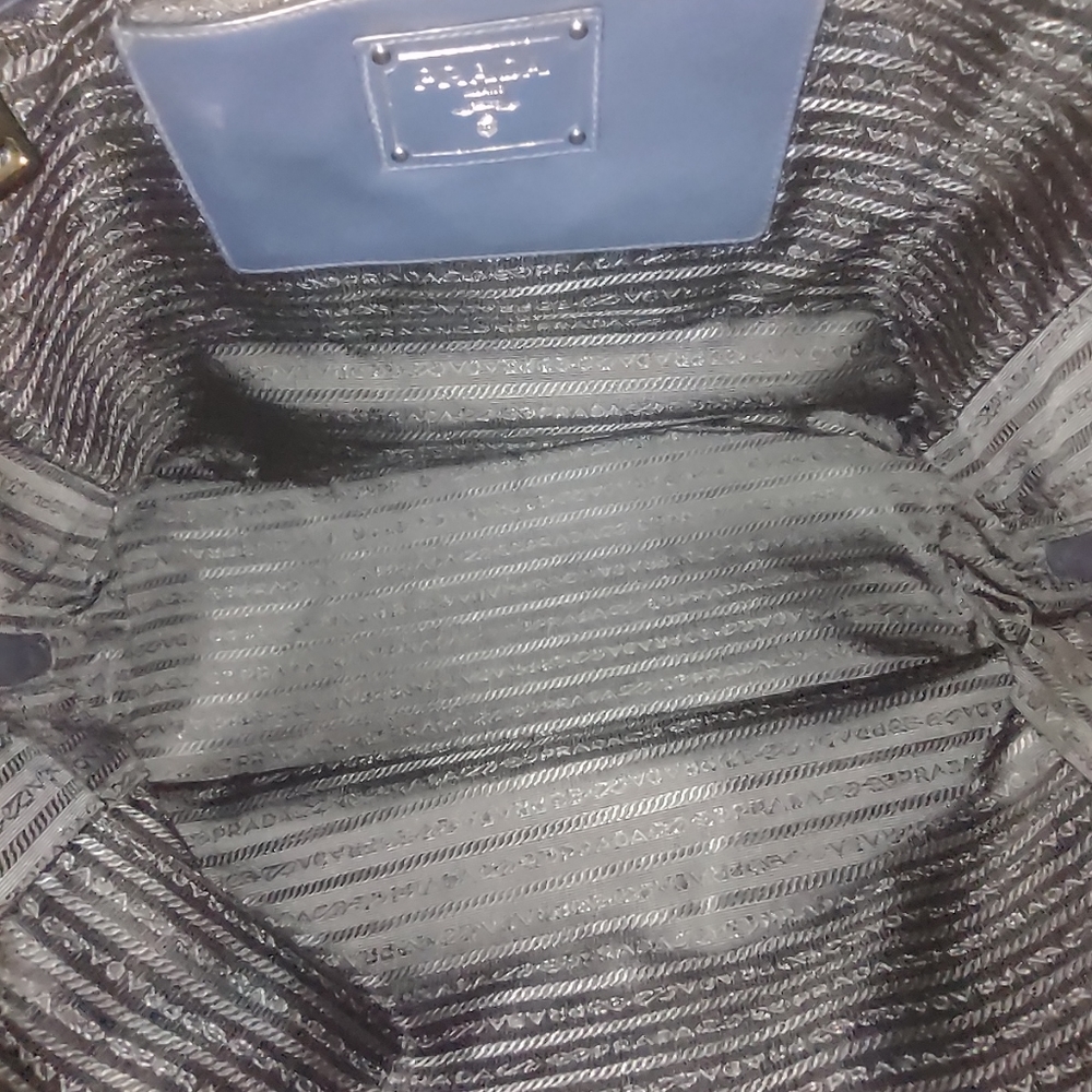 PRADA BLUETTE Soft Calf Leather Bag - Picture 15 of 16